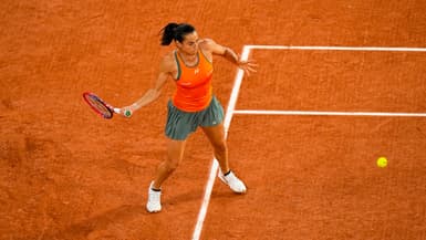 Caroline Garcia lors de Roland-Garros 2024.