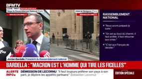 "La destitution (d'Emmanuel Macron) n'a pas de chance d'aboutir  compte tenu de l'état des forces du Parlement", estime Jordan Bardella