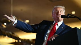 Le président américain Donald Trump au Mount Airy Casino Resort à Mount Pocono, en Pennsylvanie (États-Unis), le 9 décembre 2025.