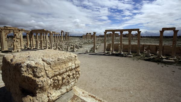 La cité antique de Palmyre, en Syrie. La cité antique de Palmyre, en Syrie.