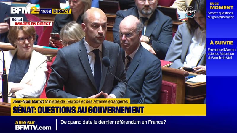 Tensions France-Algérie: Jean-Noël Barrot n'exclut pas de 