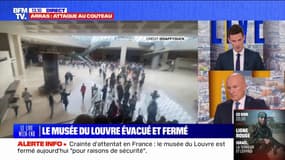 Suite à la réception de message sur des alertes à la bombe, le musée du Louvre a été évacué et fermé ce samedi