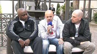 Kephren, Kheops et Akhenaton, les trois chanteurs du groupe IAM interviewés par BFMTV