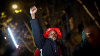 Rodrigue Petitot, président du Rassemblement pour la protection des peuples et des ressources afro-caribéens (RPPRAC), le 3 novembre 2024 à Paris