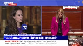 IVG dans la Constitution: "Ce droit est toujours remis en cause", rappelle Clémence Guetté, députée LFI