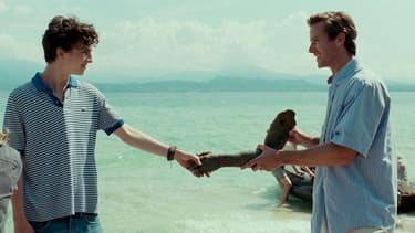 Timothée Chalamet et Armie Hammer dans "Call me by your name".