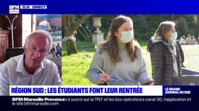 Un professeur d'université cas contact? "En aucun cas on interrompt les cours", affirme le président de l'Université Côte d'Azur