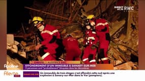 Un immeuble s'est effondré à Sanary