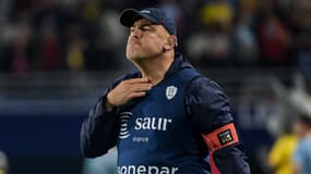 Jean-Noel Spitzer, manager de Vannes en marge d'un match de Top 14
