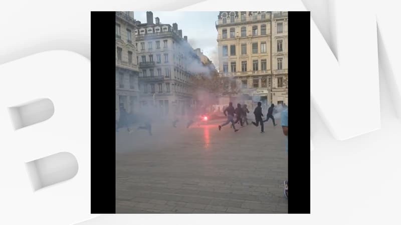 Un début de rixe a éclaté le 27 avril 2023 sur la place des Jacobins.