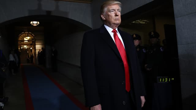 Donald Trump, le 20 janvier 2017, jour de son investiture.