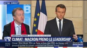 L’édito de Christophe Barbier : Emmanuel Macron prend le leadership sur l'Accord de Paris