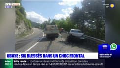 Ubaye-Serre-Ponçon: six blessés dans un choc frontal entre deux véhicules