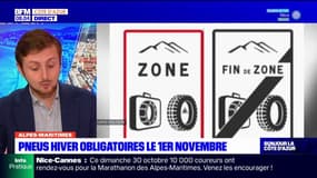 Alpes-Maritimes: les pneus neige obligatoires dès le 1er novembre dans 83 communes