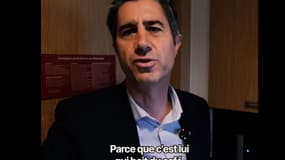 François Ruffin dans une vidéo publiée sur son compte Facebook