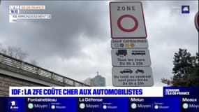 Île-de-France: la ZFE coûte cher aux automobilistes
