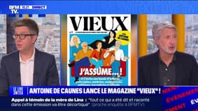 L'animateur et comédien Antoine de Caunes lance le magazine "Vieux"