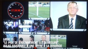 Ligue 1 : "Le prix de l'abonnement est démesuré", Aulas favorable à une offre à la demande