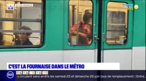 Canicule en Île-de-France: c'est la fournaise dans les métros