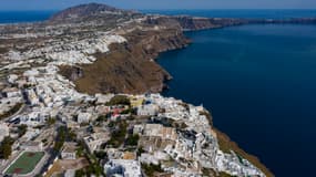 L'île grecque de Santorin en juin 2020