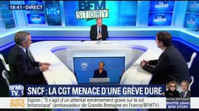 SNCF: la CGT menace d'une grève dure