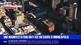 Une manifestation anti-ICE est en cours à Minneapolis et la tension ne retombe pas