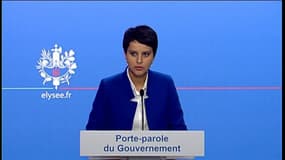 Najat Vallaud-Belkacem, porte-parole du gouvernement.