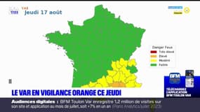 Le Var en vigilance orange feux de forêts ce jeudi