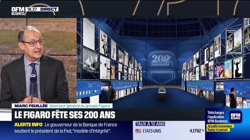 Marc Feuillée (Figaro) : Le Figaro fête ses 200 ans - 12/01