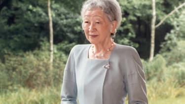 L'ancienne impératrice du Japon Michiko
