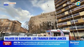 Falaise de Samatan : les travaux enfin lancés