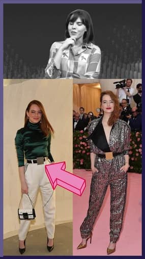 Le look à copier de la semaine : le top satiné d'Emma Stone