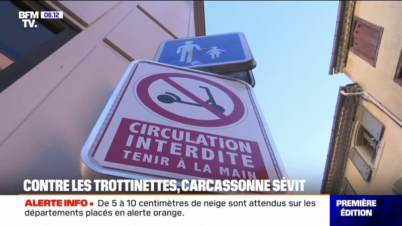 Carcassonne interdit la circulation des trottinettes électriques dans son centre-ville