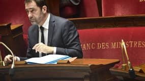 Le ministre de l'Intérieur Christophe Castaner, le jour du vote solennel en première lecture à l'Assemblée nationale de la proposition de loi "anti-casseurs", le 5 février 2019. - Jacques Demarthon - AFP