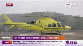 Les pilotes d'hélicoptères du Samu en grève