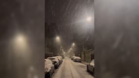 De la neige à Paris, le 22 novembre 2025