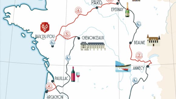 Le tour de France proposé par le Puy du Fou