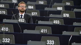Jérôme Lavrilleux au Parlement européen.