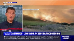 "Ce qu'il faut noter, c'est la vitesse de propagation énorme": Éric Brocardi pointe du doigt la sécheresse après l'incendie à Castelnou