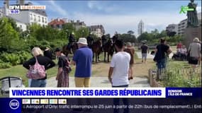 La Garde républicaine à la rencontre des habitants de Vincennes