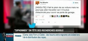 Vu sur les réseaux sociaux: le mot "siphonner" en tête des recherches Google