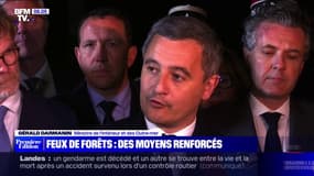 Feux de forêts: Gérald Darmanin annonce des "moyens inédits pour l'été 2023"