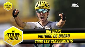 Tour de France E10 : Bilbao l'emporte et se rapproche du podium au général, résultats et classements