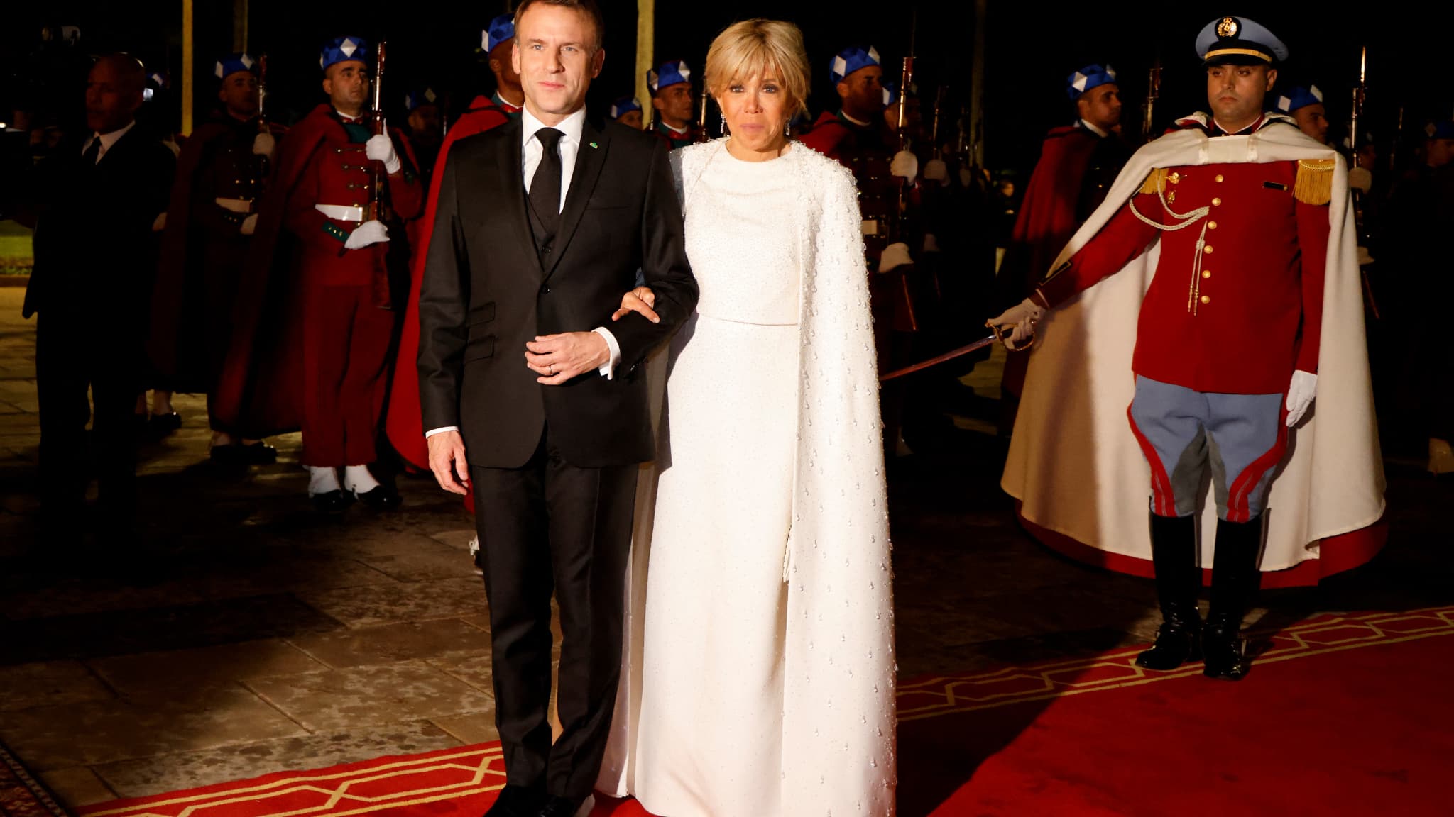 Emmanuel Macron et Brigitte Macron 