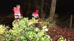 En Normandie, de nombreux axes routiers ont été coupés après le passage de la tempête Goretti, dans la nuit du jeudi 8 au vendredi 9 janvier.