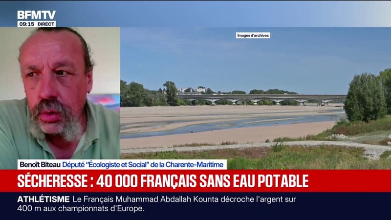 Sécheresse: "Il faut créer les conditions pour que ces stockages d'eau fonctionnent", affirme Benoît Biteau, député Écologiste