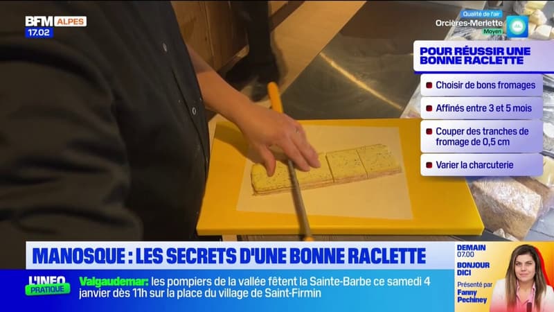 Manosque: les secrets d'une bonne raclette