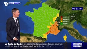 13 département du sud-est en vigilance orange canicule, des températures plus douces dans le reste du pays