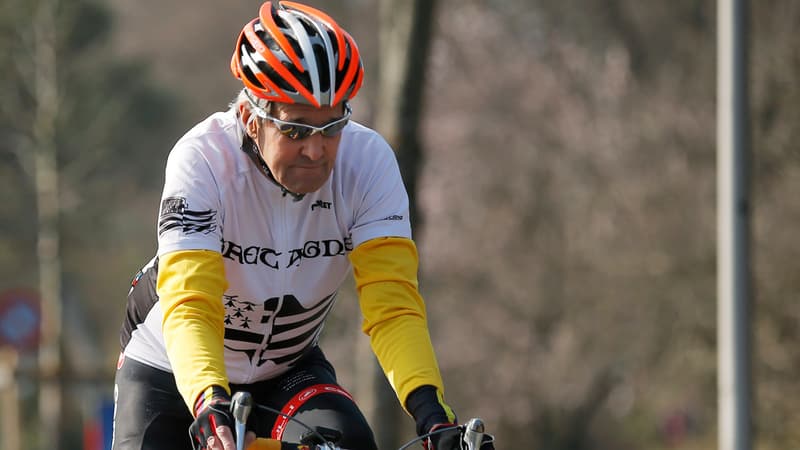 John Kerry, chef de la diplomatie des Etats-Unis, à vélo en mars dernier.