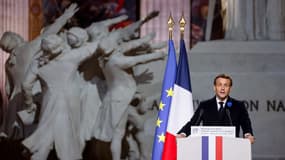 Emmanuel Macron au Panthéon, le 11 novembre 2020